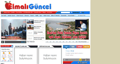 Desktop Screenshot of elmaliguncel.com